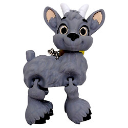 Игрушка-брелок "Козлёнок", 3D друк, Mic, Серый