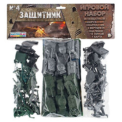 Военный набор "Защитник №4", Colorplast, Зеленый