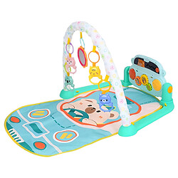 Коврик с игровым центром на батарейках музыка, свет, Huanger, Зеленый