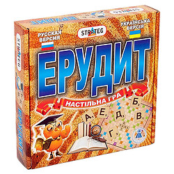 Настольная игра "Эрудит", Strateg, Разноцветный