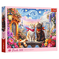 Пазлы "Любящие котики", 500 элм., Trefl