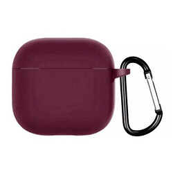 Чохол (накладка) Apple AirPods 4 / AirPods 5, Silicone Classic Case, Maroon, Бордовий