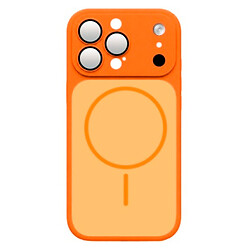 Чехол (накладка) Apple iPhone 14 Pro Max, MagCover, MagSafe, Оранжевый