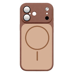 Чохол (накладка) Apple iPhone 16, MagCover, MagSafe, Шоколадний