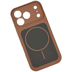 Чехол (накладка) Apple iPhone 15 Pro Max, Silicone Case Vision, MagSafe, Brown-Gray, Коричневый