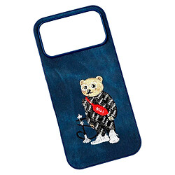 Чехол (накладка) Apple iPhone 14 Pro, Teddy Bear Embroidered, Urban Bear, Рисунок