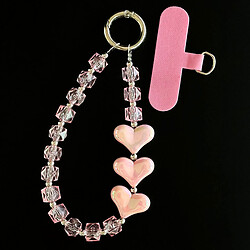Шнурок Crystal Lanyard Love, Рожевий