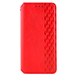 Чехол (книжка) Motorola Edge 70, GETMAN Cubic, Красный