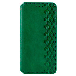 Чехол (книжка) Xiaomi Redmi 10, GETMAN Cubic, Зеленый