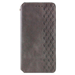 Чехол (книжка) Xiaomi Redmi 10, GETMAN Cubic, Серый