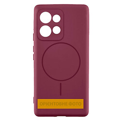 Чохол (накладка) Motorola XT2429 Moto Edge 50 Fusion, Air Beats, Marsala, MagSafe, Бордовий