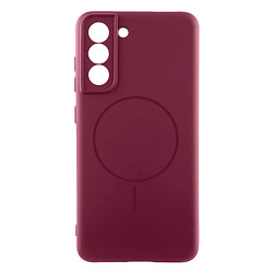 Чехол (накладка) Samsung G990 Galaxy S21 FE 5G, Air Beats, MagSafe, Marsala, Бордовый
