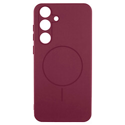 Чехол (накладка) Samsung S711 Galaxy S23 FE, Air Beats, MagSafe, Marsala, Бордовый