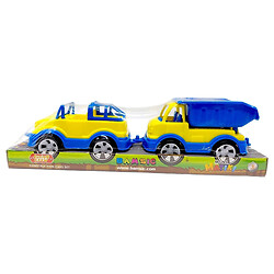 Игровой набор "Машинка + Самосвал", Bamsic, Желтый
