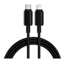 USB кабель AceFast C26-01 Apple iPhone SE 2022 / iPhone 14 Pro Max / iPhone 14 Plus / iPhone 14 Pro / iPhone 14 / iPhone 13 Pro / iPhone 13 Mini / iPhone 13 / iPhone 13 Pro Max / iPhone 12 Mini / iPhone 12 Pro Max, Lightning, 1.2 м., Черный