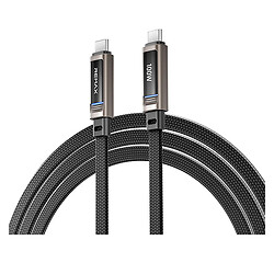USB кабель Remax CB52 Luminous Link, Type-C, 1.2 м., Чорний