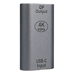 Адаптер, DisplayPort, Type-C, Сірий