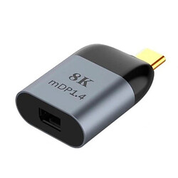 Адаптер, Mini DisplayPort, Type-C, Сірий