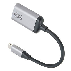 Адаптер, Mini DisplayPort, Type-C, 0.15 м., Сірий