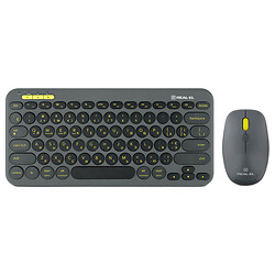Клавиатура и мышь REAL-EL Kit-635W, Черный