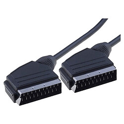 Кабель мультимедийный SCART M to SCART M 11703, Черный