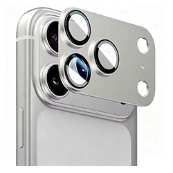 Захисне скло камери Apple iPhone 17 Pro Max / iPhone 18 Pro Max, WSFive, Срібний