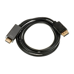 Кабель, DisplayPort, HDMI, 1.8 м., Черный