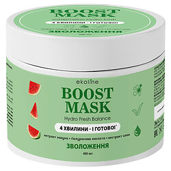 Маска для нормальных, тонких волос EkoLine Boost "Глубокое увлажнение", 450 мл