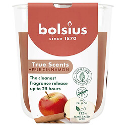 Свічка парафінова в скляній ємності Bolsius TRUE SCENTS, 80х73 мм