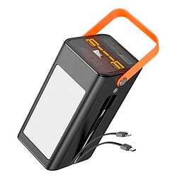 Портативна батарея (Power Bank) Hoco DB49A Action, 60000 mAh, Чорний