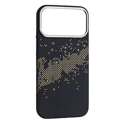 Чехол (накладка) Apple iPhone 17 Pro / iPhone 18 Pro, Carbon Style, MagSafe, Milky Way, Рисунок