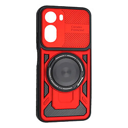 Чехол (накладка) Xiaomi Poco C81 / Redmi A7 Pro, Protective Ring, MagSafe, Красный