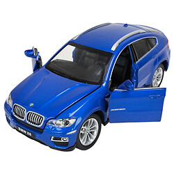 Машина металева "BMW X6", 1:24, Автопром, Синій