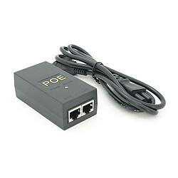 POE инжектор 12V 1A (12Вт) с портами Ethernet 10/100Мбит/с  + кабель питания