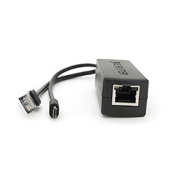 POE сплиттер AOT-0524 48V-5V, RJ45,Mini-USB (10/100Мбит, Вход-48V/Выход 5V 2.4А)