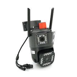 Wi-Fi відеокамера вулична YOSO YO-IPC49D6MP50 2.8mm 2+2+2Мп