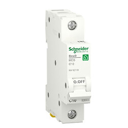 Автоматичний вимикач змінного струму  Schneider RESI9 10А, 1P, крива С, 6кА