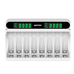 Зарядное устройство универсальное BESTON, 8 каналов LED инд.