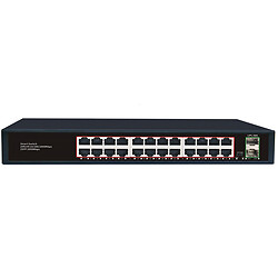 Коммутатор Merlion MG1024S 24 портов RJ45 Ethernet + 2 SFP