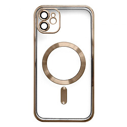 Чехол (накладка) Apple iPhone 11, Metallic Full Camera, MagSafe, Коричневый
