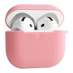 Чехол (накладка) Apple AirPods 4, Silicone Classic Case, Розовый