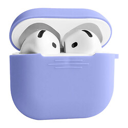 Чохол (накладка) Apple AirPods 4, Silicone Classic Case, Фіолетовий