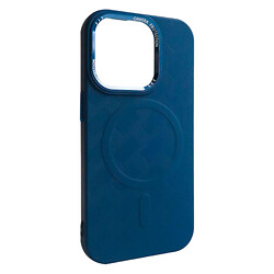 Чехол (накладка) Apple iPhone 15 Pro Max, Metallic Full Camera, MagSafe, Синий
