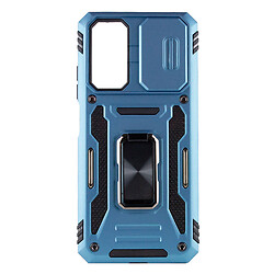 Чехол (накладка) Xiaomi Poco C81 / Redmi A7 Pro, Epik Camshield Army Ring, Light Blue, Голубой
