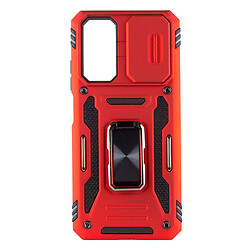 Чехол (накладка) Xiaomi Poco C81 / Redmi A7 Pro, Epik Camshield Army Ring, Красный