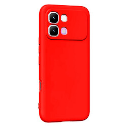 Чохол (накладка) Infinix Note Edge, GETMAN Liquid Silk, Dark Red, Червоний
