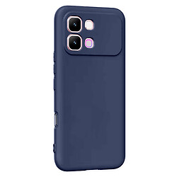 Чохол (накладка) Infinix Note Edge, GETMAN Liquid Silk, Midnight Blue, Синій