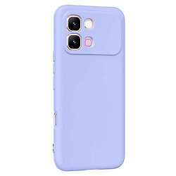 Чохол (накладка) Infinix Note Edge, GETMAN Liquid Silk, Light Purple, Бузковий
