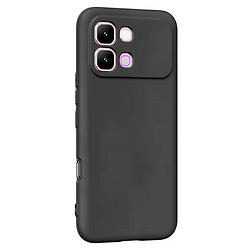 Чохол (накладка) Infinix Note Edge, GETMAN Liquid Silk, Чорний