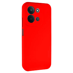 Чехол (накладка) Xiaomi Redmi 17 / Redmi 17 5G, GETMAN Liquid Silk, Dark Red, Красный